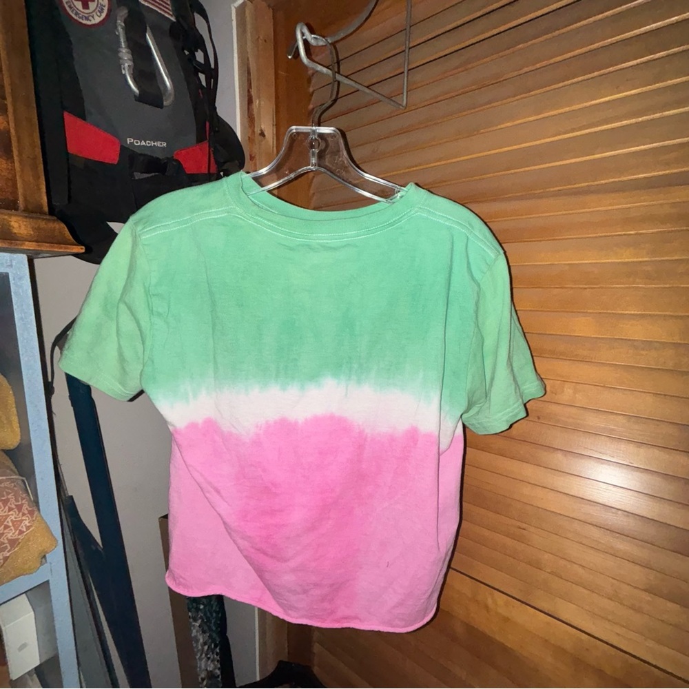 AC/DC Green and Pink Short Sleeve Tee - Picture 4 of 4